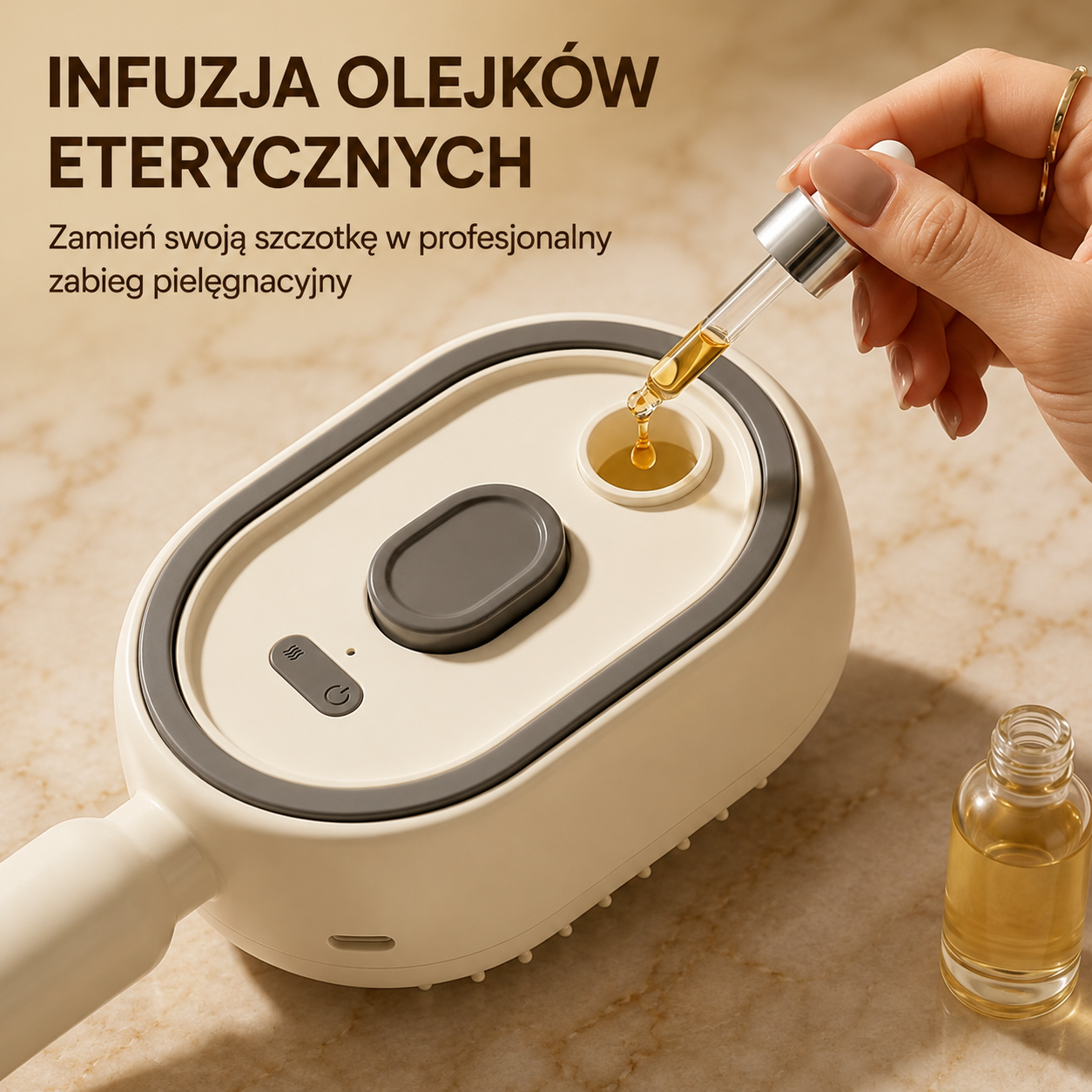 Parowa szczotka pielęgnacyjna